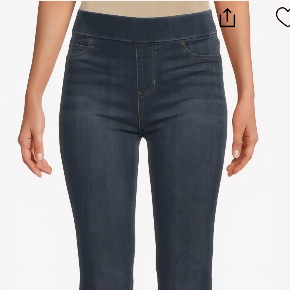 Liverpool Dark Indigo Sienna Pull On Skinny Jeans